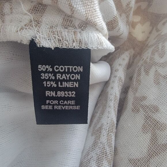 cassee's women's button-front midi skirt paisley print pocket lined - Picture 7 of 8